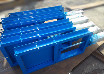 square type pneumatic flashboard valve