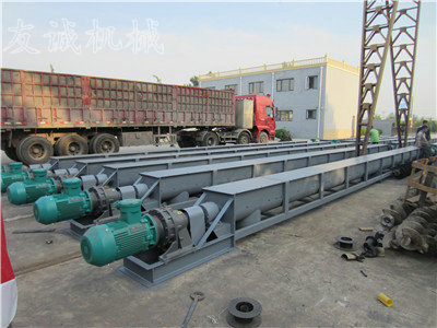 enhanced shaftless screw conveyor